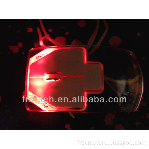 Transparent Wired Optical 3d Gift Mouse